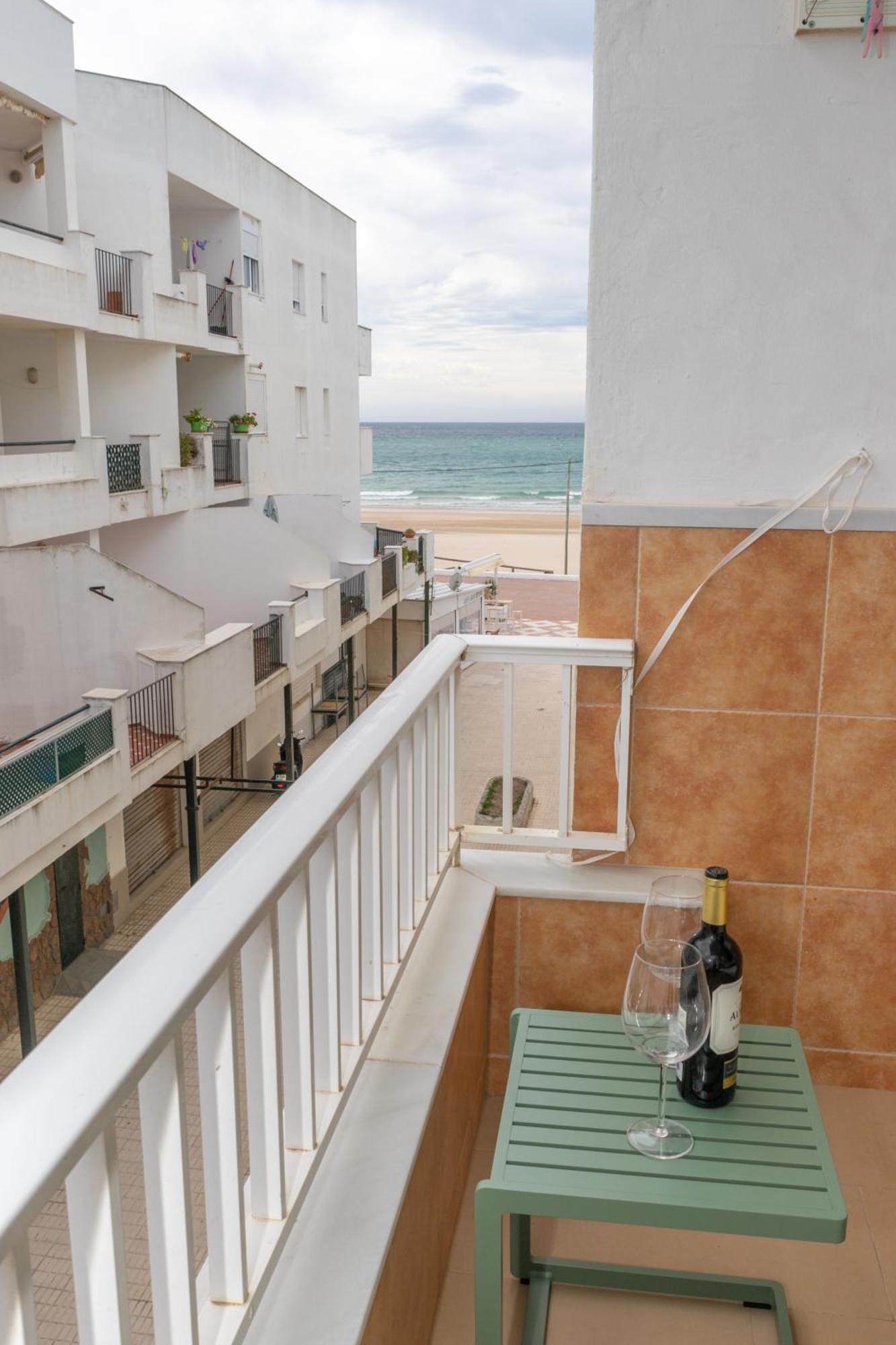 Casa Melva - Primera Linea Con Terraza, Moderno Barbate Exteriér fotografie