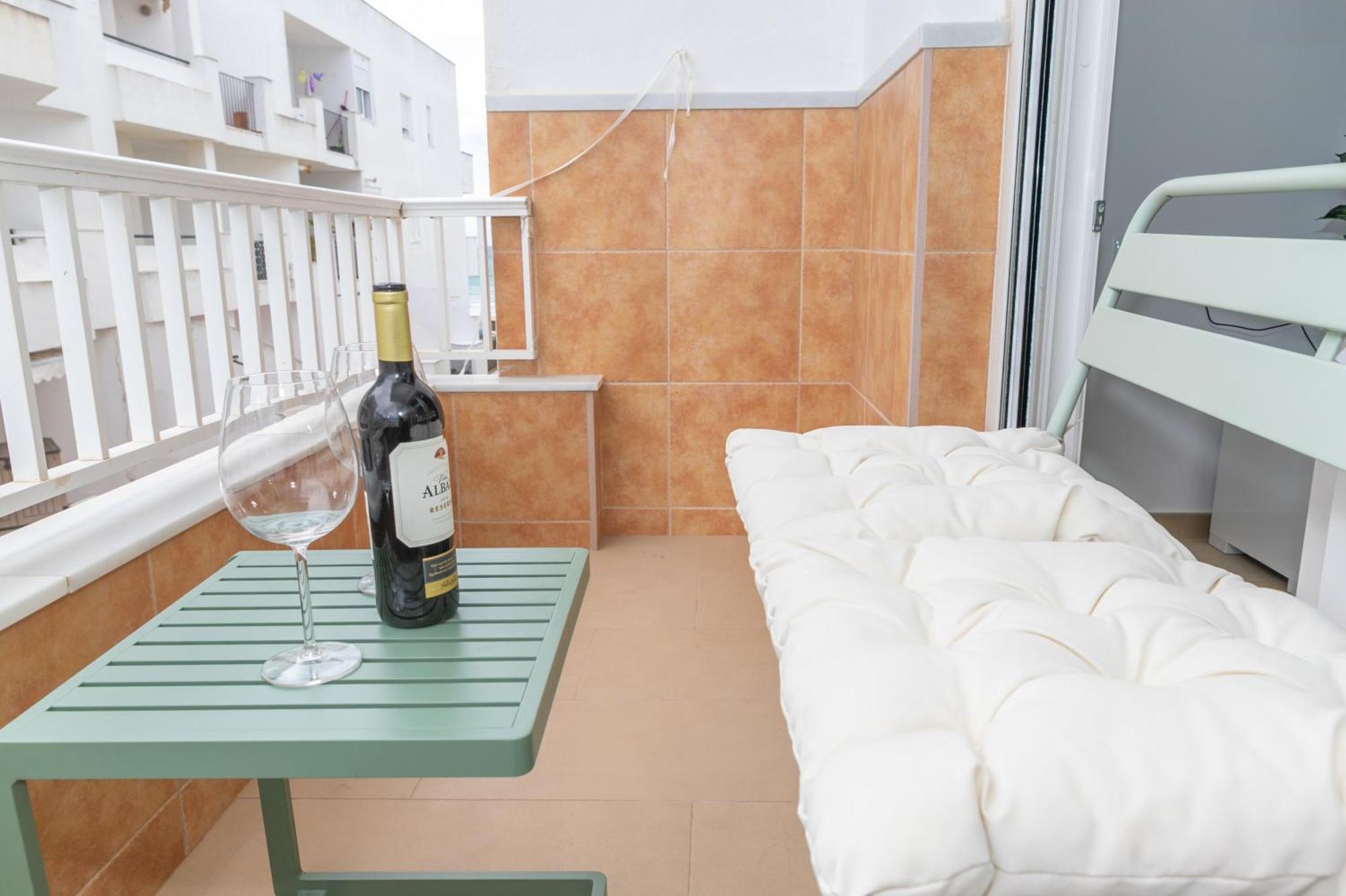 Casa Melva - Primera Linea Con Terraza, Moderno Barbate Exteriér fotografie